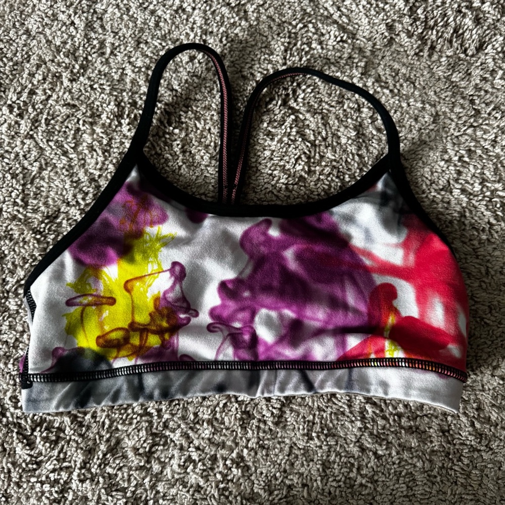 Lululemon Athletica Unicorn Tears Flow Y Bra  Size 4